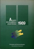 Anuario de estadística universitaria 1989
