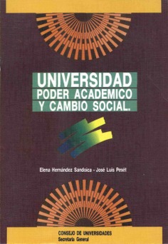 Universidad. Poder académico y cambio social