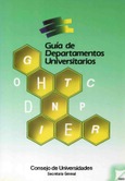 Guía de departamentos universitarios 1989