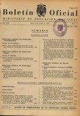 Boletín Oficial del Ministerio de Educación Nacional año 1963-4. Resoluciones Administrativas. Números del 79 al 104 e índice 4º trimestre