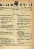 Boletín Oficial del Ministerio de Educación Nacional año 1964-2. Resoluciones Administrativas. Números del 27 al 52 e índice 2º trimestre