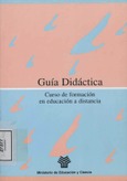 Guía didáctica. Curso de formación en educación a distancia