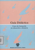 Guía didáctica. Curso de formación en educación a distancia