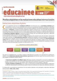 Boletín de educación educaINEE nº 69. Pruebas adaptativas en las evaluaciones educativas internacionales