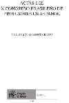 Actas del X congreso brasileño de profesores de español
