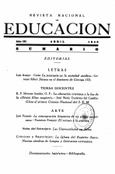 Revista nacional de educación nº 28. Abril 1943