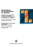 Estadísticas de la educación en España. 1997-1998