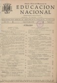 Boletín Oficial del Ministerio de Educación Nacional año 1951-2. Resoluciones Administrativas. Números del 27 al 53 e índice 2º semestre