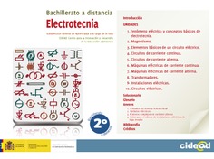 Electrotecnia. 2º de bachillerato. Bachillerato a distancia
