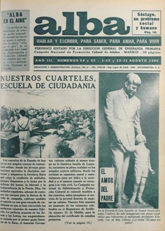 Alba números 54 y 55. Del 1 al 15 y del 15 al 31 de Agosto de 1966