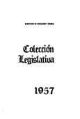 Colección legislativa año 1957
