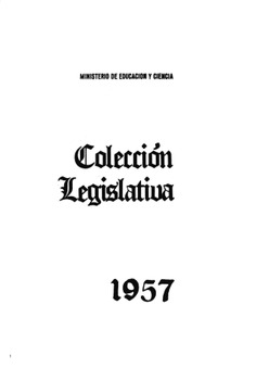 Colección legislativa año 1957