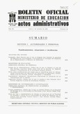 Boletín Oficial del Ministerio de Educación y Ciencia año 1979-4. Actos Administrativos. Números del 40 al 53 más 1 número extraordinario e índice 4º trimestre