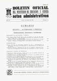 Boletín Oficial del Ministerio de Educación y Ciencia año 1979-2. Actos Administrativos. Números del 14 al 26 más 2 números extraordinarios e índice 2º trimestre