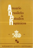 Anuario brasileño de estudios hispánicos II. Suplemento: quinto centenario 1492-1992