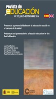 Presencia y potencialidades de la educación social en el campo de la salud = Presence and potentialities of social education in the field of health