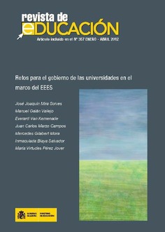 Retos para el gobierno de las universidades en el marco del EEES = Challenges and Information/Training Requirements for Managing and Governing Universities
within the Framework of the EHEA