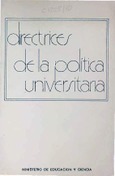 Directrices de la política universitaria