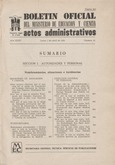 Boletín Oficial del Ministerio de Educación y Ciencia año 1974-2. Actos Administrativos. Números del 13 al 25 e índice 2º trimestre