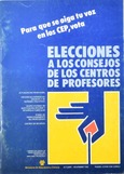 Elecciones a los consejos de los centros de profesores