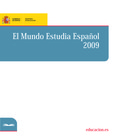 El mundo estudia español. 2009