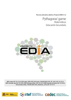 Proyecto EDIA nº 22. Pythagoras' game. Educación Secundaria. Curso 2º
