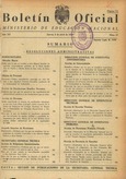 Boletín Oficial del Ministerio de Educación Nacional año 1959-2. Resoluciones Administrativas. Números del 27 al 52 e índice 2º trimestre