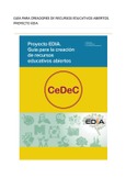 Proyecto EDIA. Guía para la creación de recursos educativos abiertos