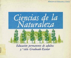 Ciencias de la Naturaleza. Educación permanente de adultos. Tercer ciclo Graduado Escolar