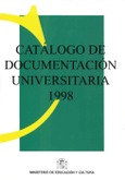 Catálogo de documentación universitaria 1998
