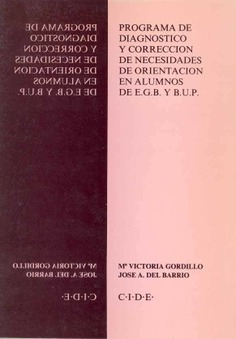 Programa de diagnóstico y corrección de necesidades de orientación en alumnos de EGB y BUP