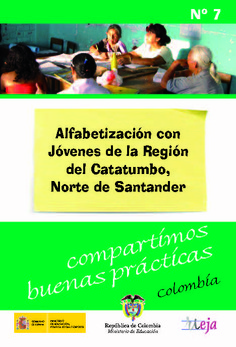Alfabetización con Jóvenes de la Región del Catatumbo, Norte de Santander. Colombia