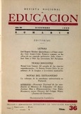 Revista nacional de educación nº 36. Diciembre 1943