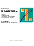 Estadística de la enseñanza en España 1996/97. Datos avance y evolución del alumnado