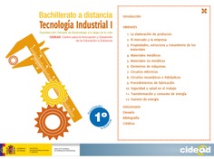 Tecnología industrial I. 1º bachillerato. Bachillerato a distancia