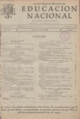 Boletín Oficial del Ministerio de Educación Nacional año 1952-1. Resoluciones Administrativas. Números del 1 al 26 e índice 1º semestre