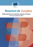 Resumen de Eurydice. Modernización de la educación superior en Europa: Personal académico 2017