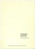 Informe sobre la escolarización en Enseñanza General Básica : 24 de noviembre 1972