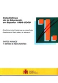 Estadísticas de la educación en España. 1999-2000