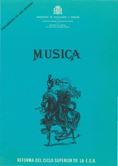 Música. Reforma del ciclo superior de la E.G.B.