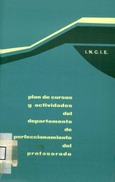 Plan de cursos y actividades del departamento de perfeccionamiento del profesorado