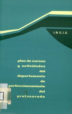 Plan de cursos y actividades del departamento de perfeccionamiento del profesorado