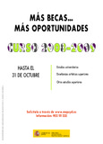 Becas 2008-2009. Estudios universitarios