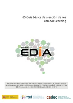 Proyecto EDIA nº 65. Guía básica de la creación de REA con eXeLearning