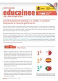 Boletín de educación educainee nº 13. La profesionalización temprana en la LOMCE y el abandono temprano de la educación y la formación