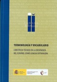 Terminología y vocabulario. Científico-técnico en la enseñanza del español como lengua extranjera