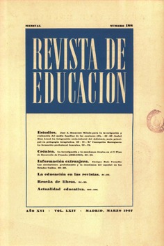 Revista de educación nº 188