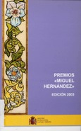 Premios Miguel Hernández. Edición 2003