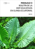 Paralelo 3 nº 2. Boletín de la Dirección de Programas Educativos en Guinea Ecuatorial