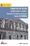 Propuestas de mejora. Informe sobre el estado y situación del sistema educativo. Curso 2009-2010